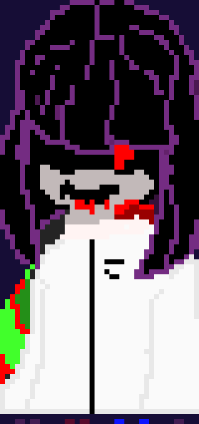 [904ba9] don't care she twirls her finger 10000000 knifes go towards killr.