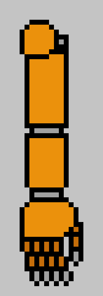 [258281] (he attaches the arm to a fixed jack-o body, then lights a match and throws it on the body). -Ez