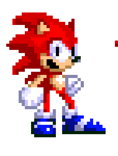 [fc6325] yep he did! but if we were in the games perspective he used to be a fast blue hedgehog called mr needle mouse with a human girlfriend lol!