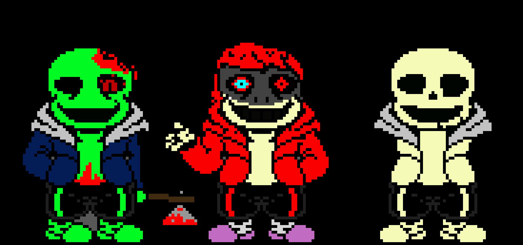 [34633f] NewBorn!Murder Time trio