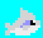 [acbc50] Why does Glitch like the brown pencil with grey ink? -Pams Great White Shark