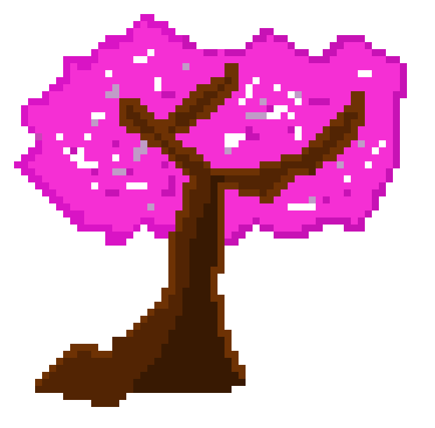 [f992b4] Cherry Blossom Tree