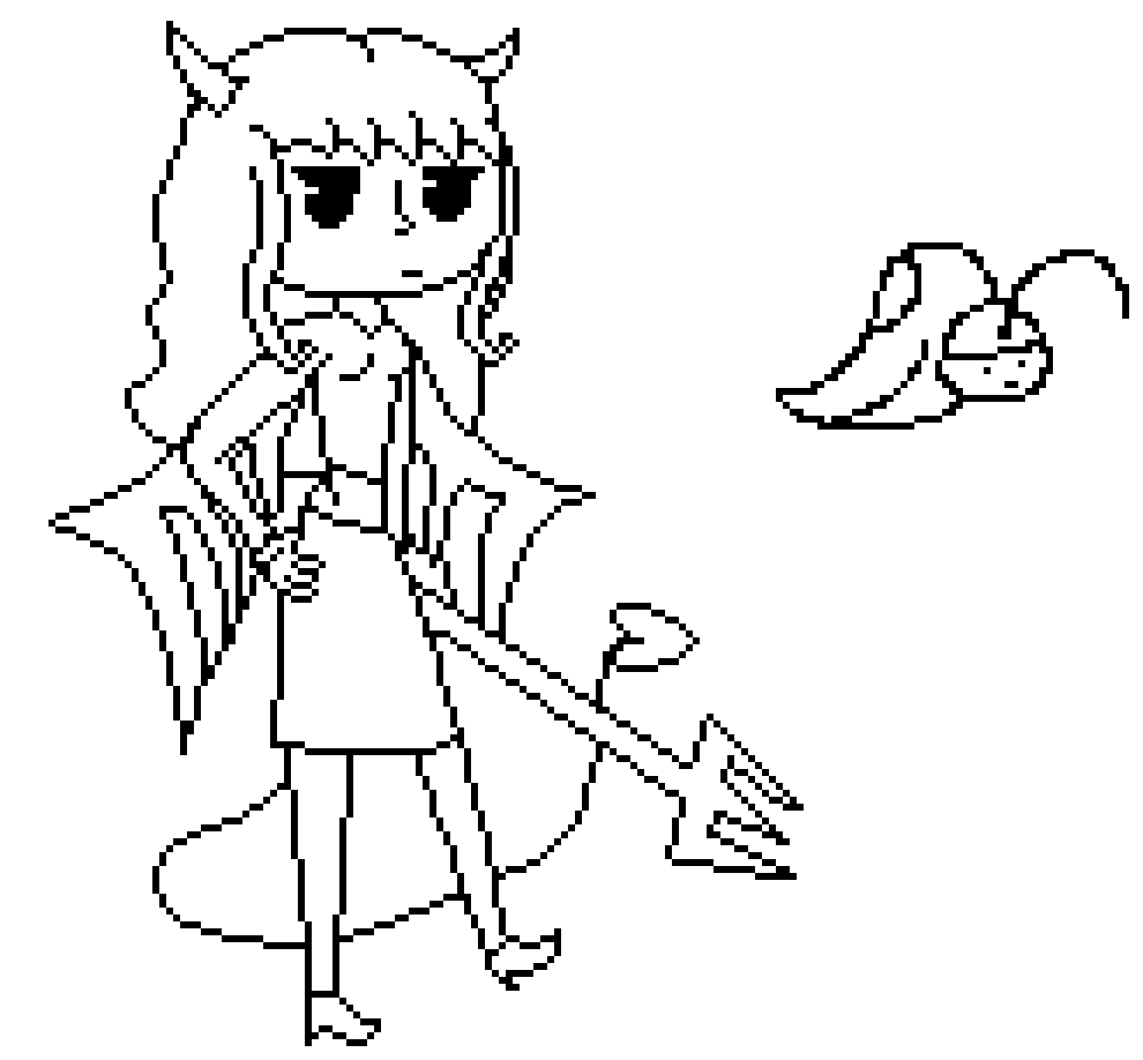 [f7c573] (wip) Tress The Demon Girl (batim oc) (more info about them in the desc)(Medium Redesign) Japanese Poisonous Bite Mawile