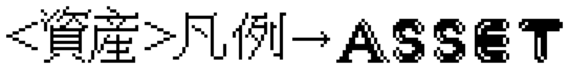 [33a6ae] <資産>凡例 => ASSET | Atticus Duck