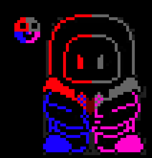 [b7db12] *amonkuma appears* amonkuma spear time *throws amongkuma as a spear as it pierces through deletions soul*