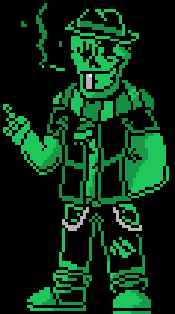 [11a9d7] -hugs him back- Nice costume kiddo, trying to be a skeleton? -Emerald and Society (Deteriorate)