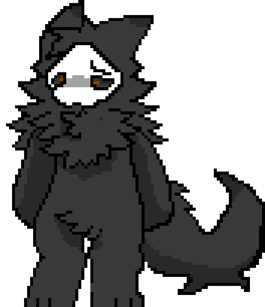 [2211ff] (Changed  special edition OC)Evan The Dark Latex Wolf! {Sad} 