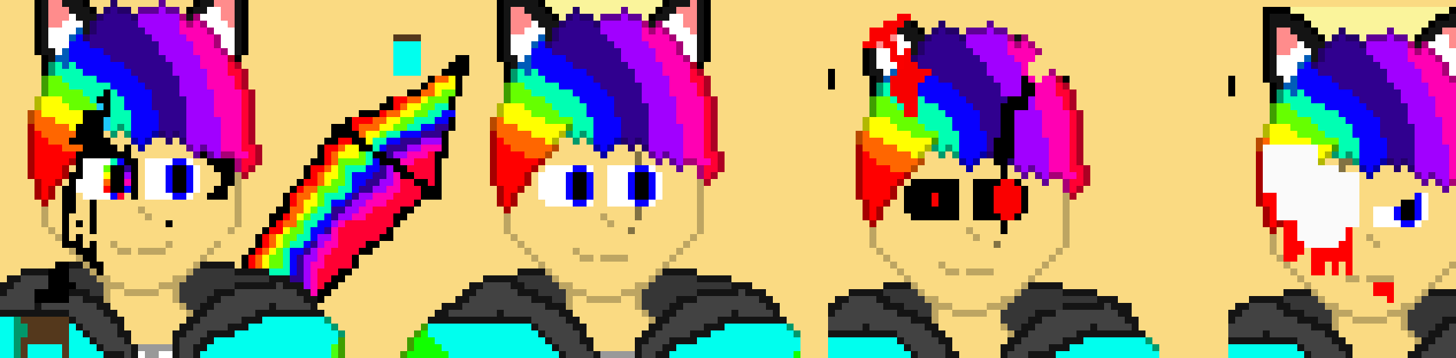 [401102] *they would all go back to the antivoid where all the other versions of rainbows where hanging out*-the rainbow squad