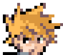 [8aa4ac] ok *wanders around the ruins, noticing only a froggit who is terrified*... *blue catches the froggit* | fish :O