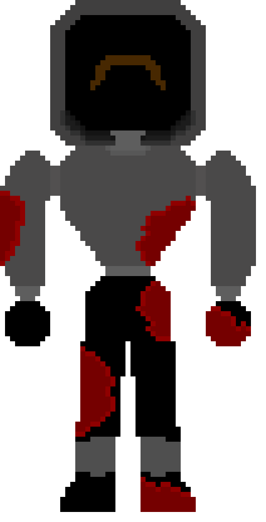 [25d002] *He looks at the person looking at him* How the- Who are you.