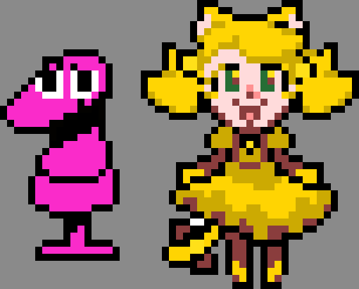 [a961f8] UDR!Underswap Sad Dummy/Glad Mew Mew