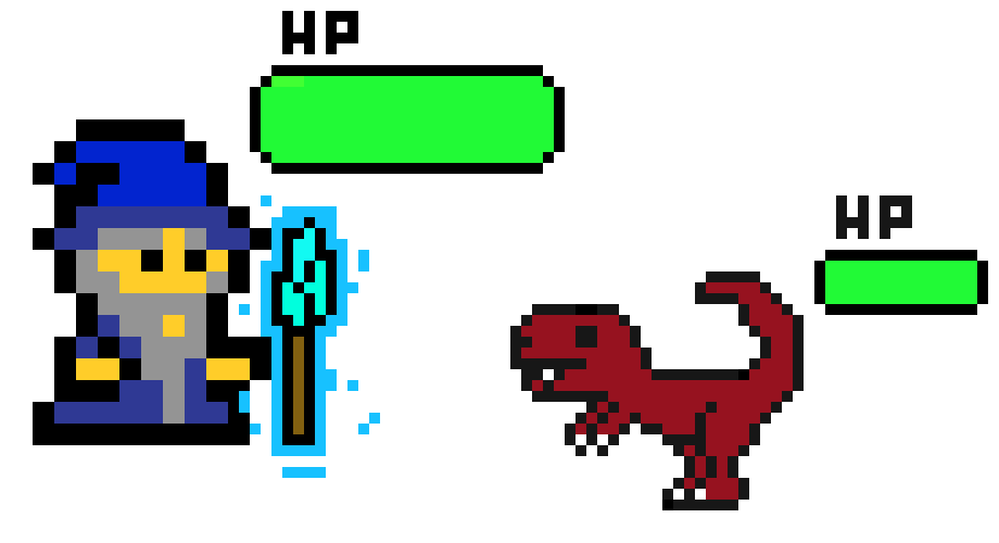 [9664c4] Warlock and Dinosaur