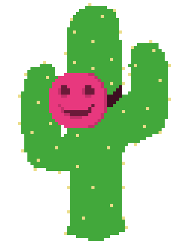 [842b0a] Cactus Mask Idle