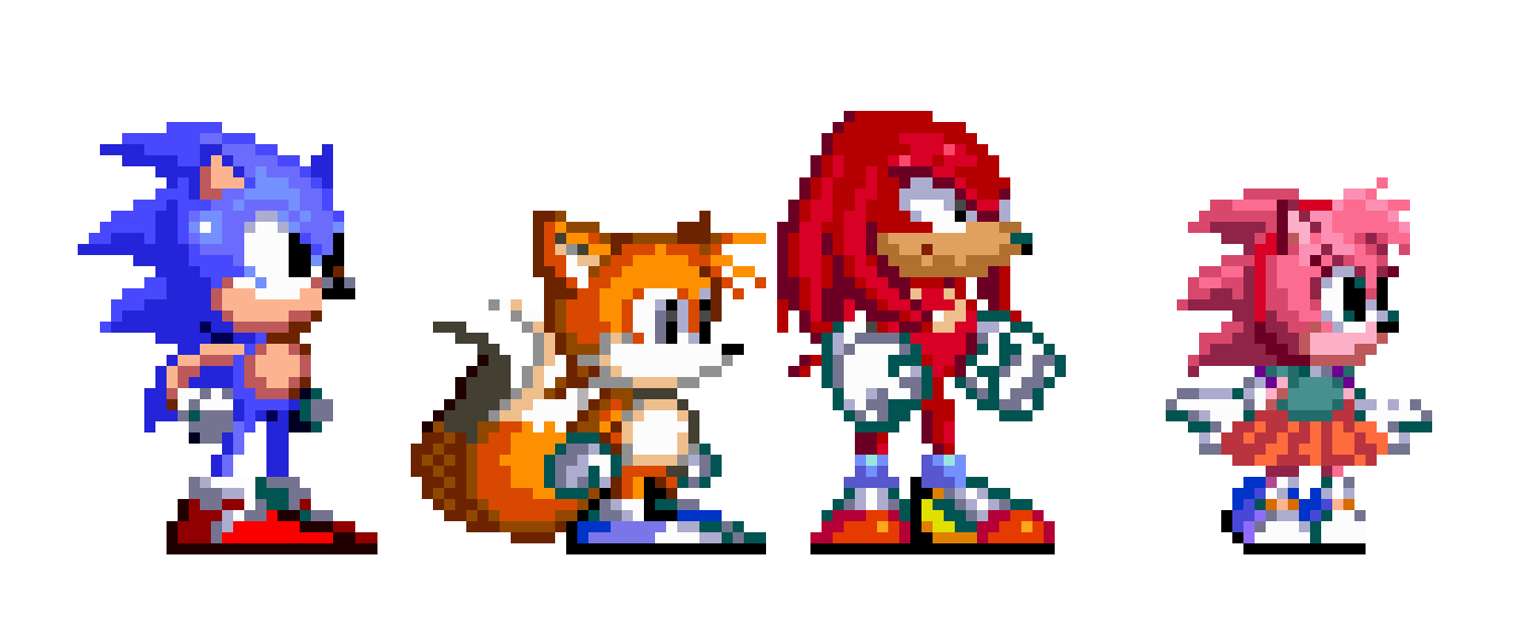 [8ba2f8] Team Sonic (+ Amy)