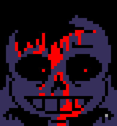 [7ce906] *(He was thinking "I-I'm not actually corrupted... r-right..?) -HorrorTale Sans