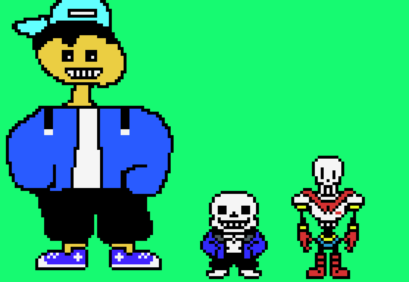 [9664c4] sans and papyrus sprites and creator