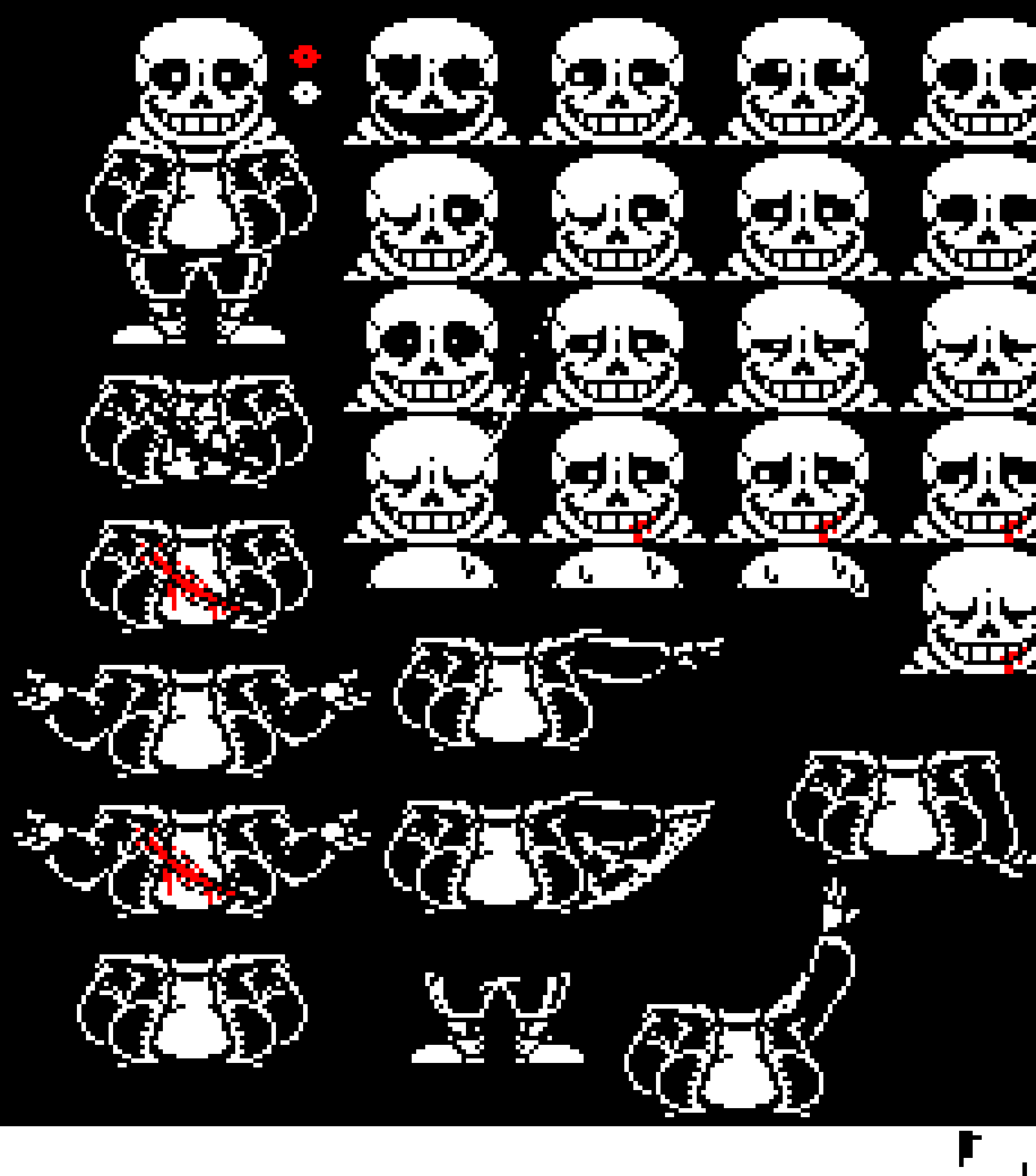[10ef1a] Sans Sprite sheet 2