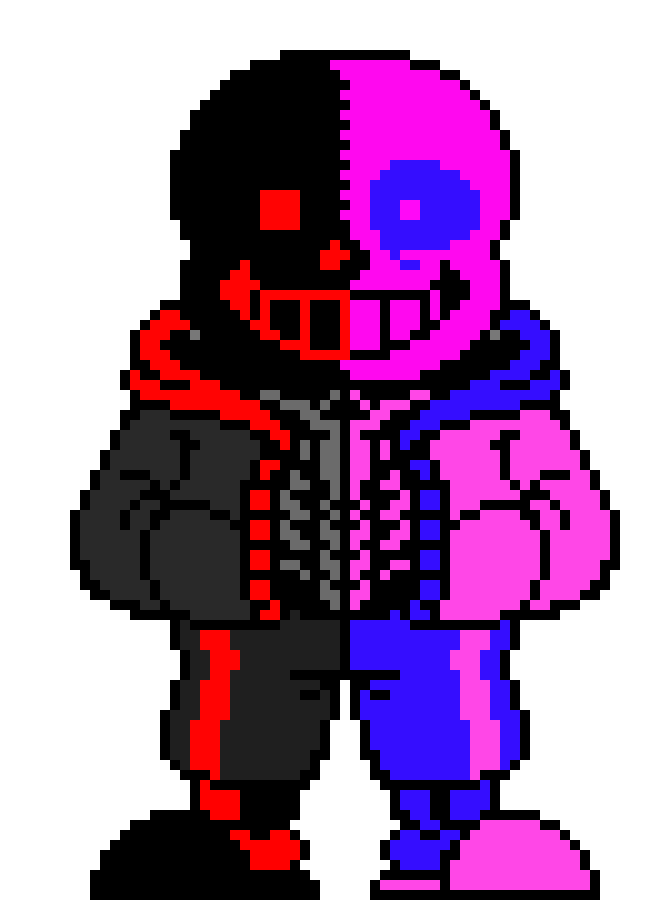 [f480e4] Undertale inverted memories sans