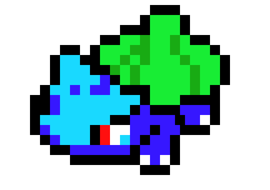[d7df51] BULBASAUR PIXEL ART