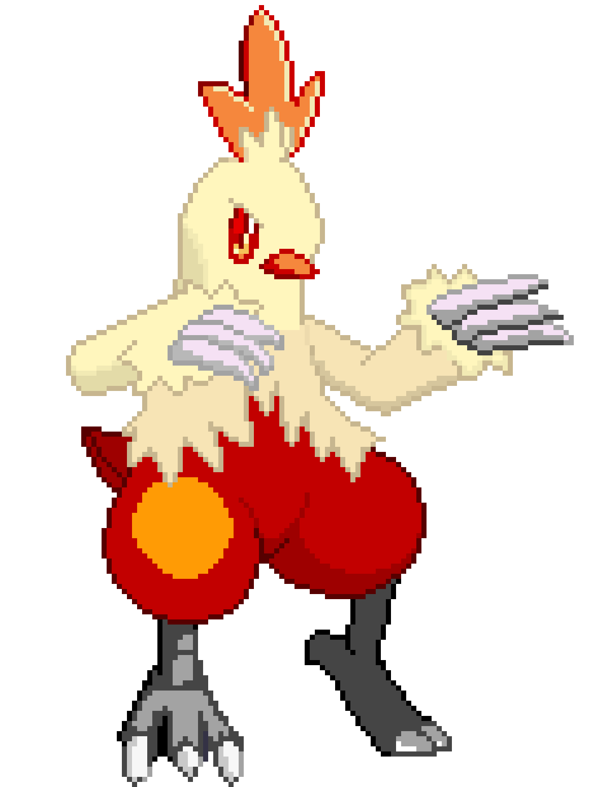 [3fcaee]  ( combusken jumps up and uses ember in self defence burning the tree that he was sleeping in combusken jumps off of the tree and tackles syl ) -Tom