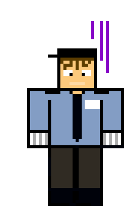 [ae7706] uhm... - mike afton fnaf1 nightguard (landon)