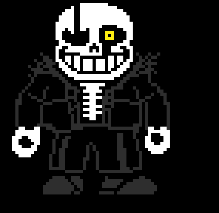 [4fbda4] eve... gaster sans is seductive, smokes because he thinks it's cool... and his a alcoholic and is drunk a lot-Evan 