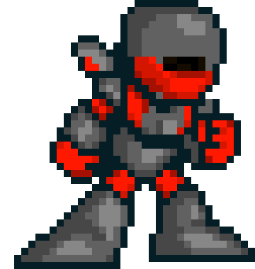 [763b8a] Person red black