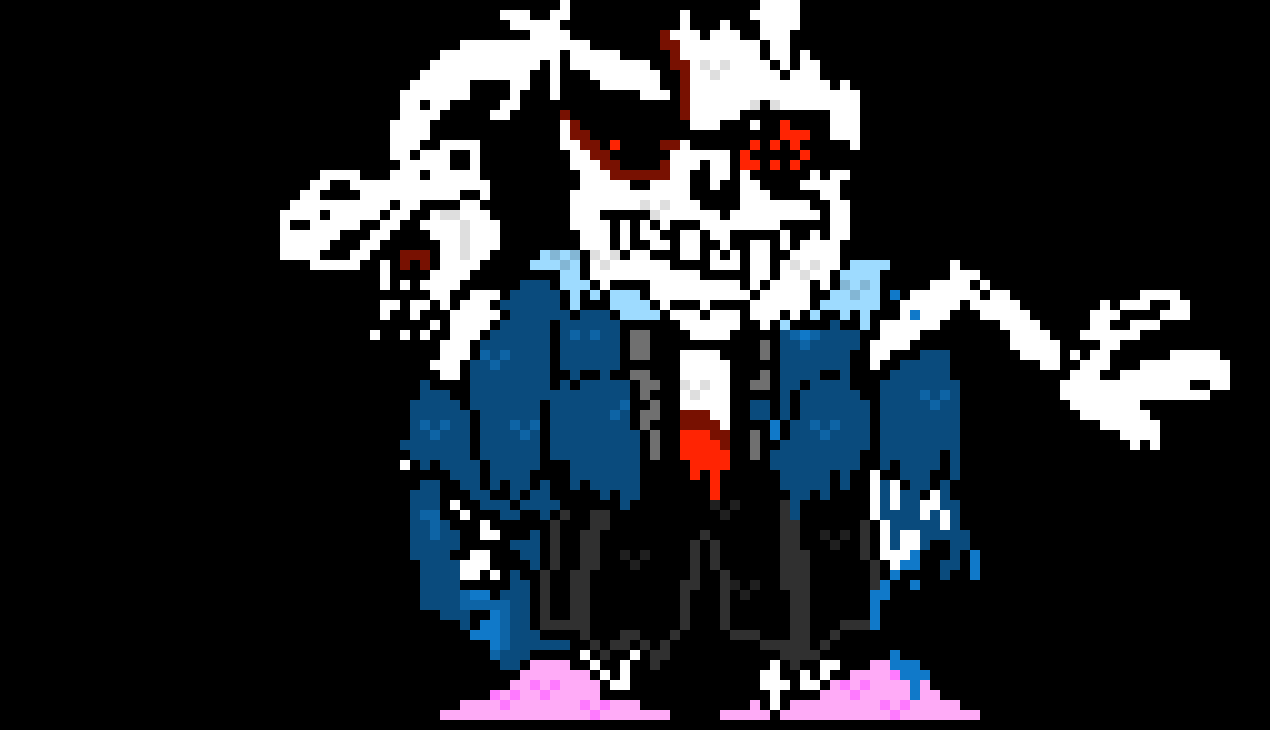 [72c467] Amalgamated horror Sans sprite