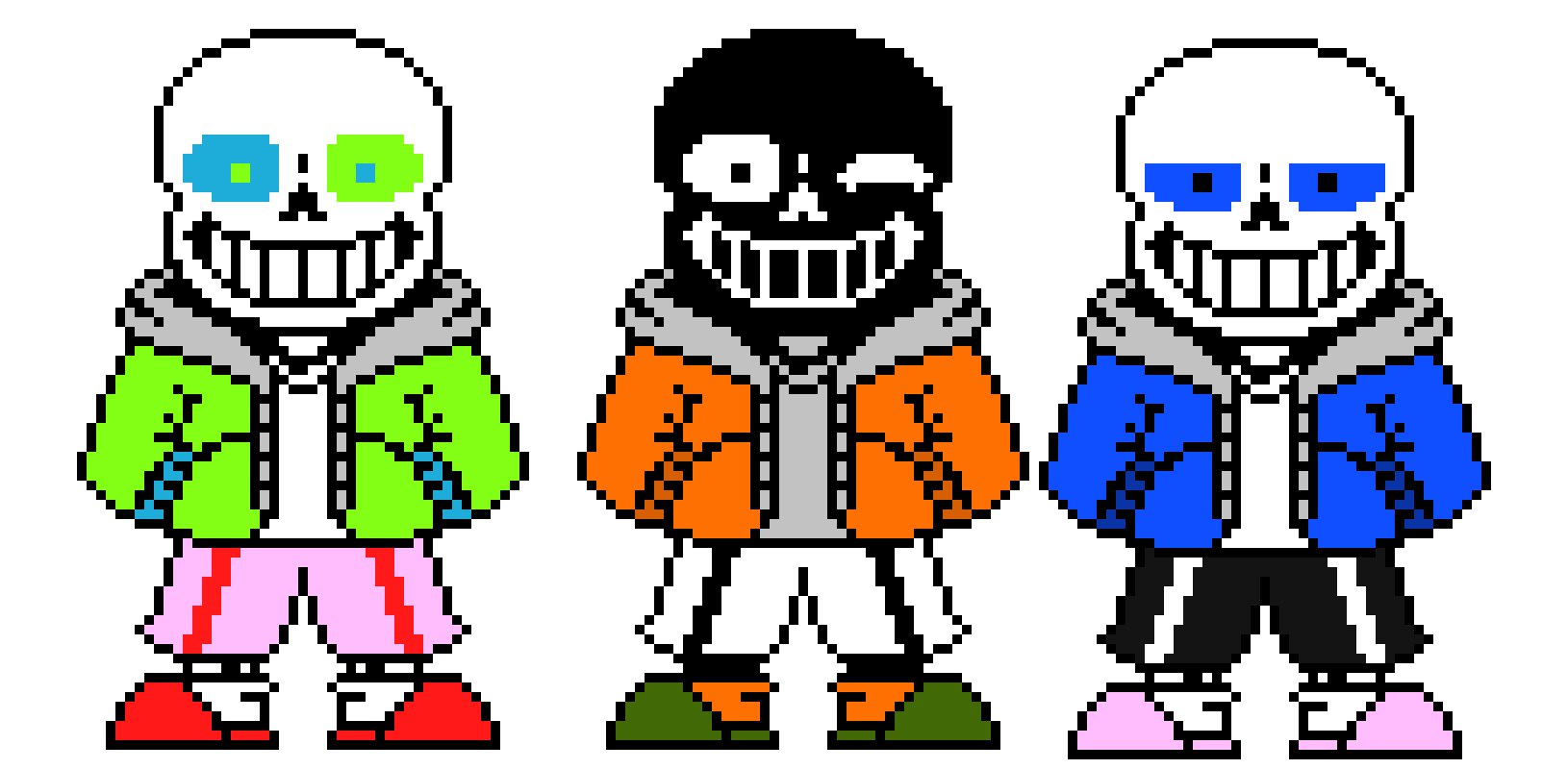 [dab362] HyperTale,InvertedTale,And GlitchTale Sans Trio