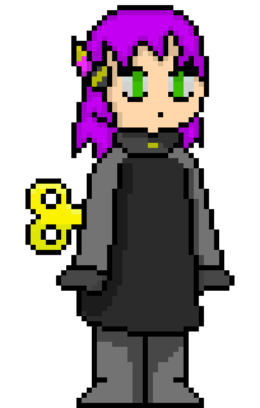 [a2471d] *she sets the doll on the table*