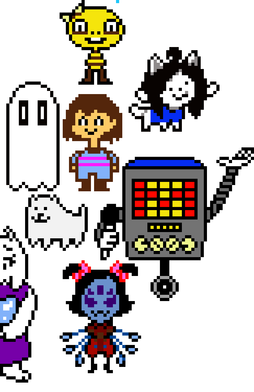 [cb3c25] all the undertale characters my version