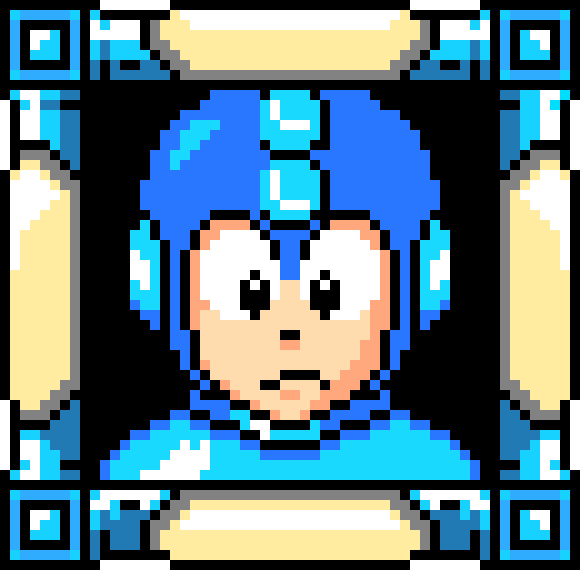 [9664c4] Mega Man Stage Select Mugshot Down (Selected)
