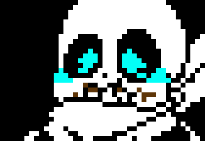 [401102] *turns around with a cookie in his mouth*I UHHHH...-US!sans/blue