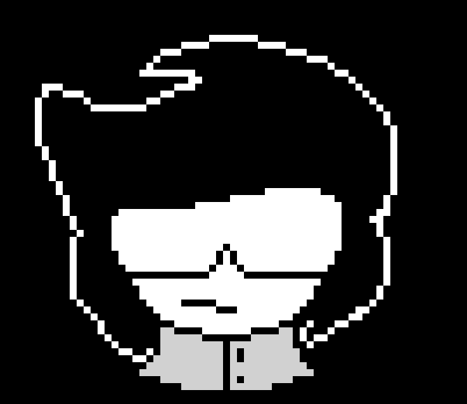 [e8dd50] [ Yeah, so basically. This is the extremely disturbing side of a character, represented in their sprites and how they talk. For Danger, its the purple guy from the Fnaf VHS Tapes, representing his...disturbing side. ]