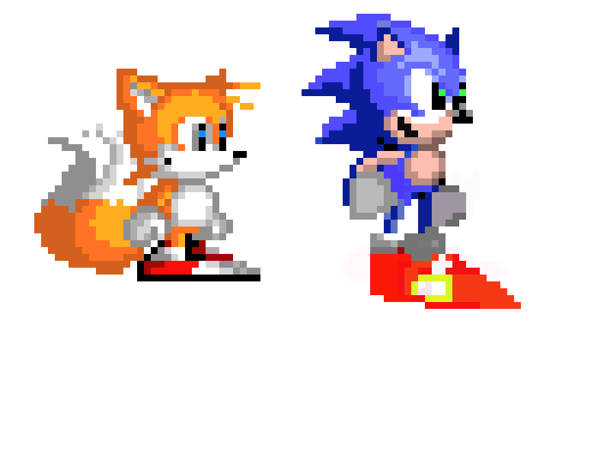 [fa8d7f] sonic and tails as modern characters