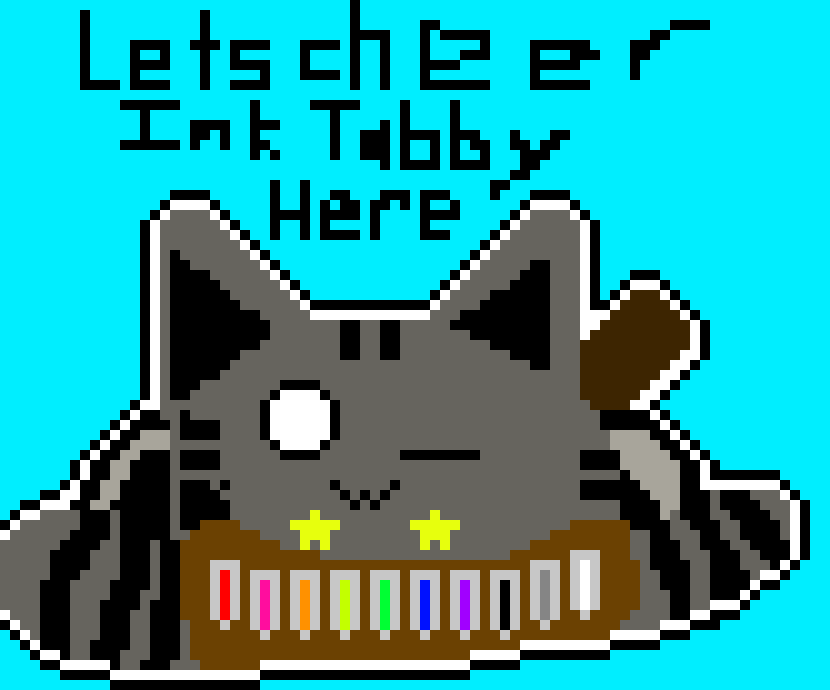 [0c0c65] hoi im Ink Tabby gatta leave at 9:00 but im here now
