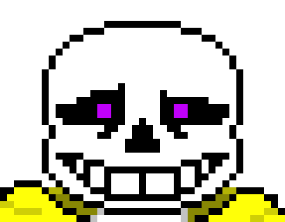 [ae85ef] Can u make a cross sans body friend then put colors 1 block above it