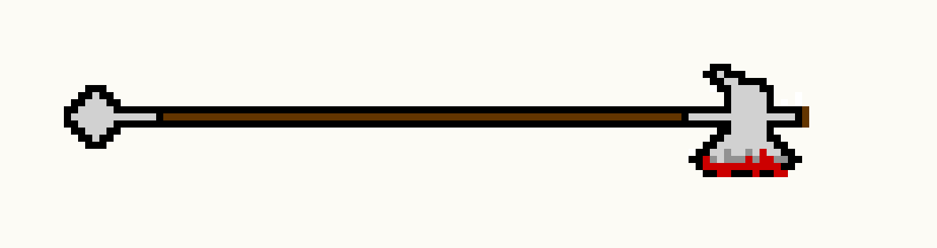 [9664c4] Blood-Stained Battle-Axe