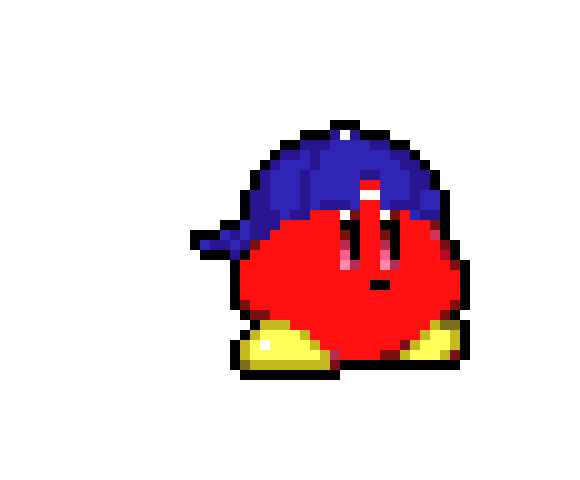 [9664c4] Flame the hedgehog in kriby world