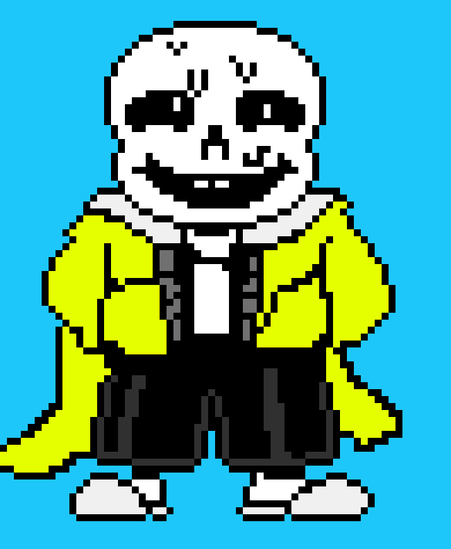 [9fff13] What if alphys and sans were mixed?