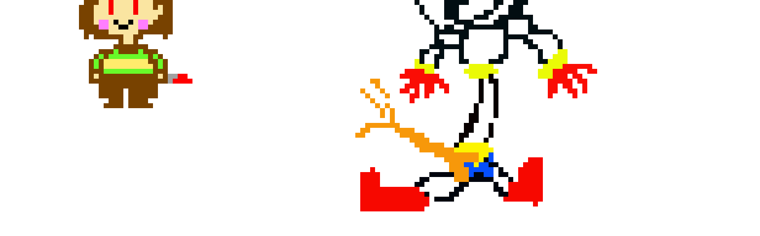 [9da9bf] Chara: [attacks papyrus]