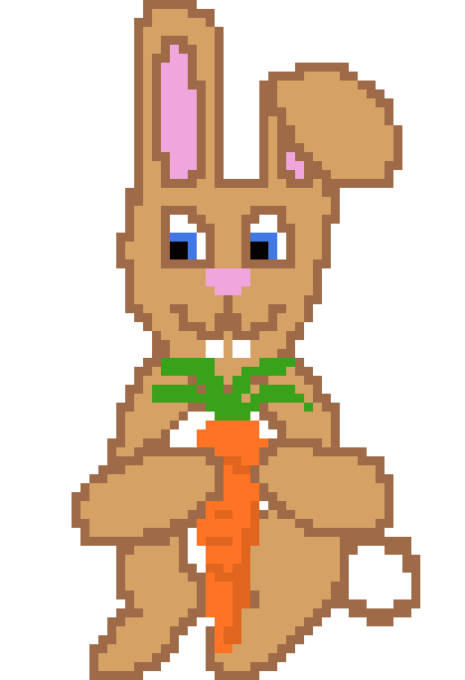 [9664c4] bunny with carrot
