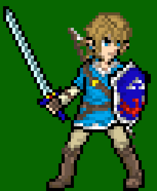 [4076f0] -The master sword, the sword that seals the darkness, would glow as she came to me- ... -Link (cleetus)