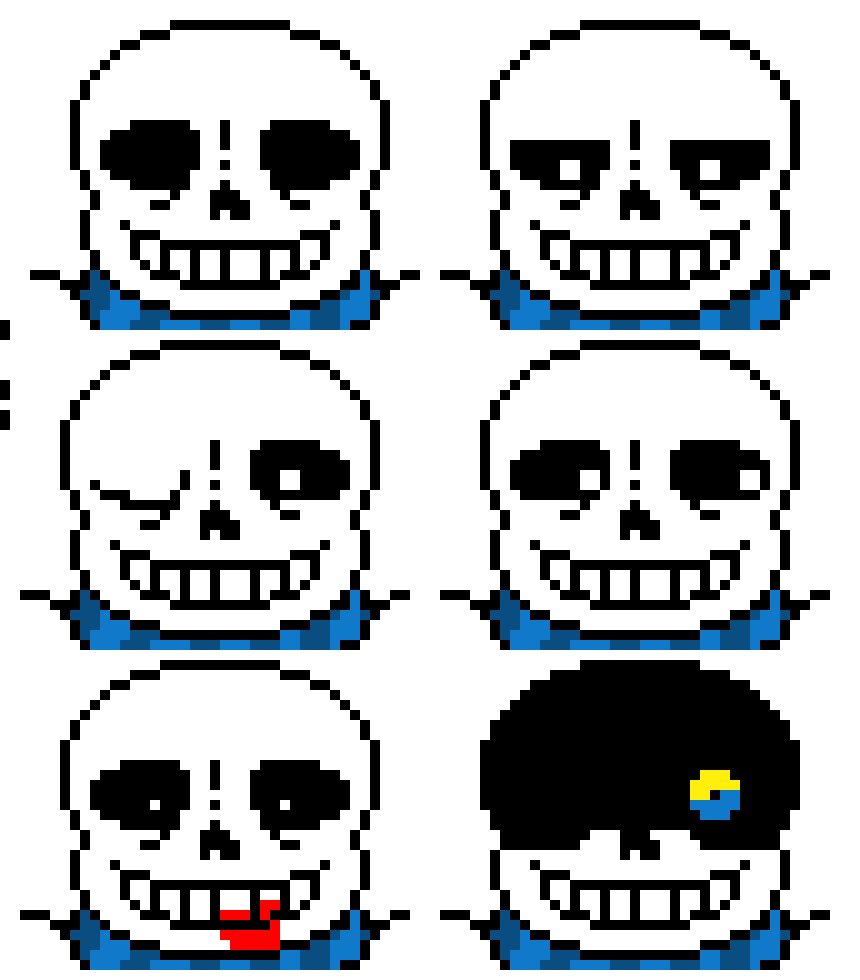 [472190] When do I get to use the bottom 2 sprites? Yes, I mean the shadow bad time eye and dead sprites. - Inverted
