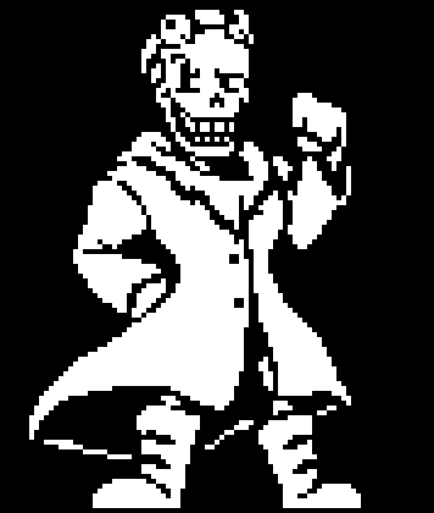 [7b7bce] THIS seems like a job for the great papyrus! time to go investigate! -runs towards the ship- nyeh heh heh!