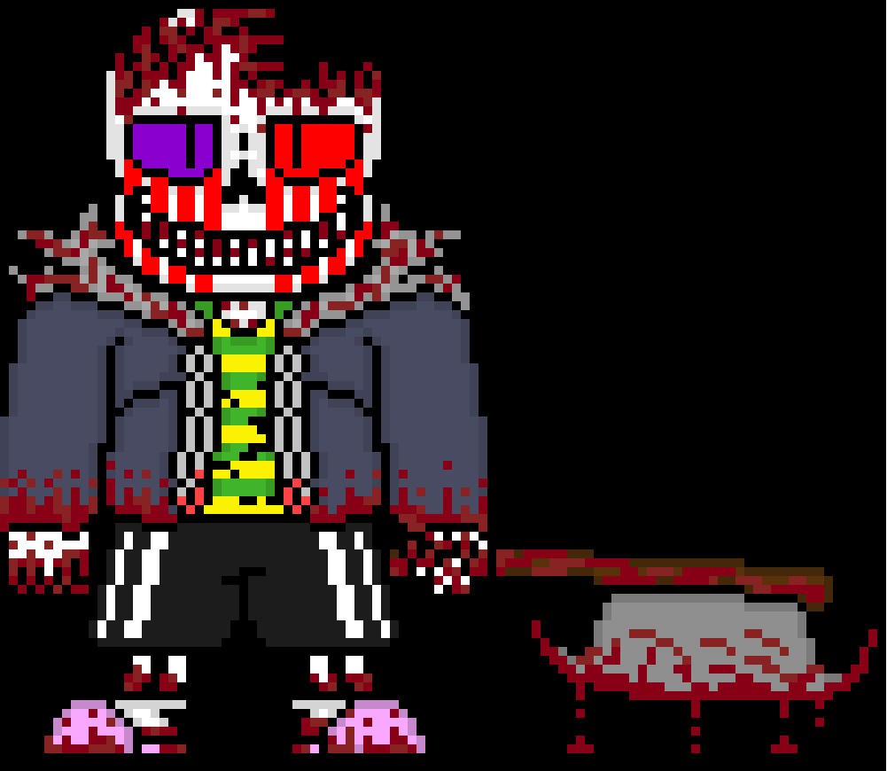 [02042d] Welp didnt think i have to do this *His axe is covered in red and purple flames* R E A D Y O R N O T H E R E I C O M E T O B U R N Y O U