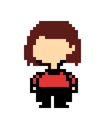 [388eab] Custom Undertale Human Sprite Template