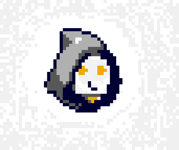 [dfb43a] Reaper Overwatch Pixel Face 