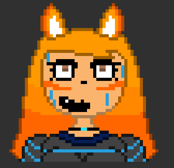 [4fbda4] she has a face with this mouth and it looks like this but the eyes were closed on her face but i just made my face looking up with sweat and bigger blush... you probably know what eve face i'm talking about- Evan