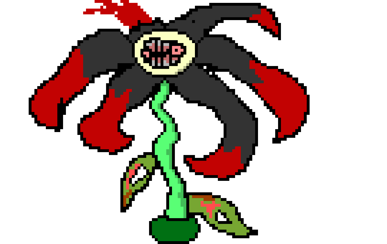 [b60944] Horror!horror Flowey Sprite free to use 
